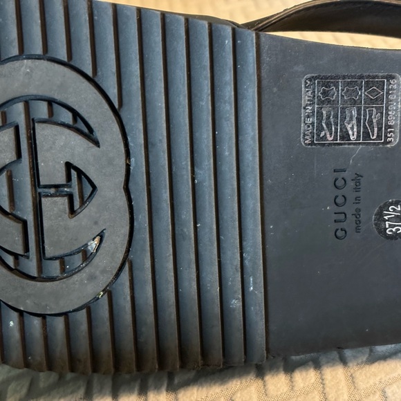 đź’—Authentic Gucci Cosmos Softy Leather Sandal. In excellent condition! - Picture 6 of 11
